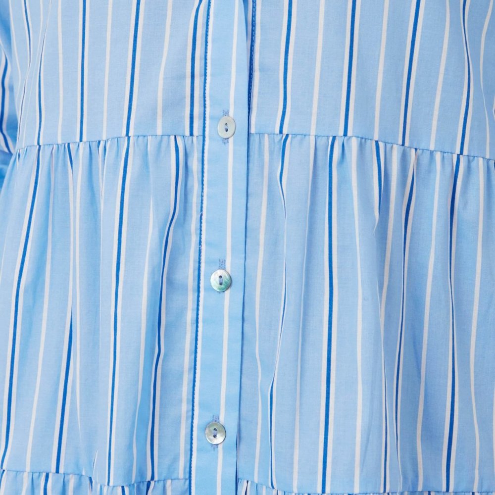 Tuckernuck Pomander Place Shades of Blue Stripe Cara Dress - Picture 5 of 5